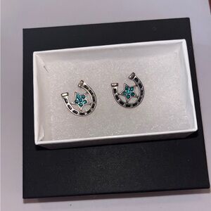 Betsey Johnson Horseshoe earrings